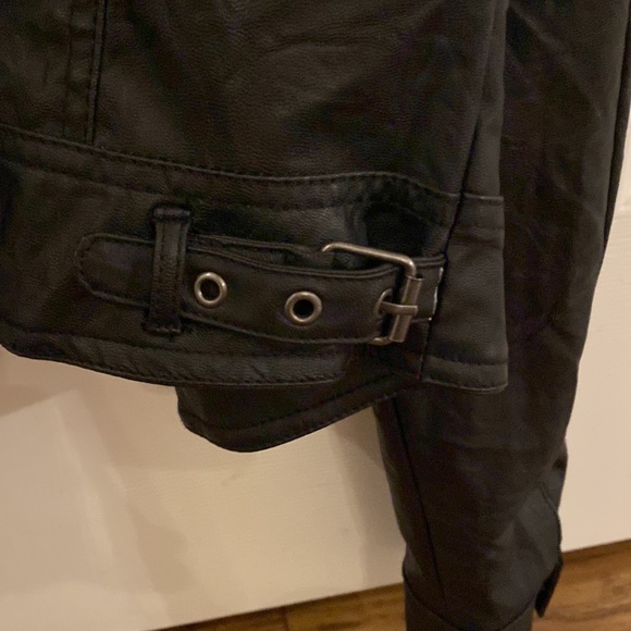 Faux Leather Moto Jacket - Picture 6 of 10
